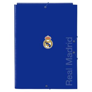 CARPETA CARTON FOLIO GOMAS SOLAPAS REAL MADRID 3? EQU, 25/26