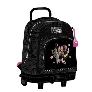MOCHILA GDE, C/RUEDAS COMPACT EXTRAIBLE K-POP DH ENERGY