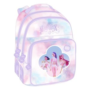 MOCHILA DOBLE CON CANTONERAS ADAPTABLE A CARRO K-POP DH ARTI