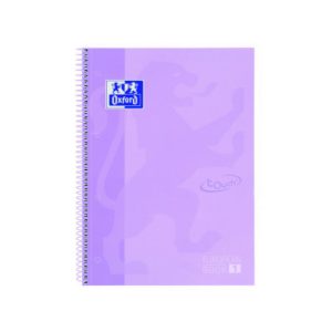BLOC EUROPEAN OXFORD TOUCH TE A4+ 80H 5X5 MALVA PASTEL