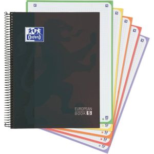 BLOC EUROPEANBOOK5 NEGRO SCHOOL 120 A4+ 50% HOJAS GRATIS