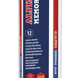 LAPIZ ALPINO MEMORIAL BICOLOR 12 UNIDADES