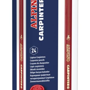 LAPIZ ALPINO CARPINTERO OVALADO 24 UNIDADES