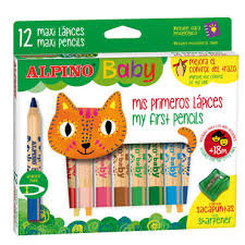 LAPIZ ALPINO BABY 12 COLORES SURTIDOS