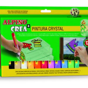 PINTURA DE CRISTAL ALPINO CREA C/12