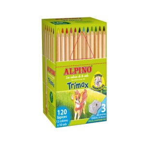 LAPIZ ALPINO TRIMAX ECONOMY PACK 120 UNIDADES