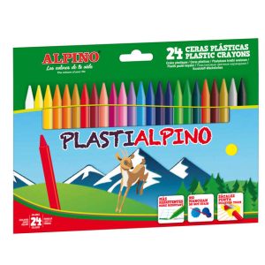 CERA PLASTIALPINO 24 COLORES SURTIDOS