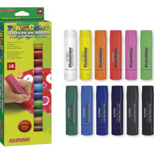 TEMPERA ALPINO 12 UNIDADES BARRA PINTACOLOR