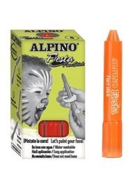 MAQUILLAJE ALPINO SET 6 UNID FACE STICK NARANJA