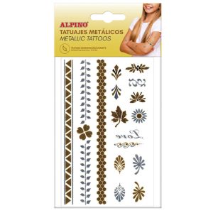 LAMINA TATTOO METALLIC DISE?OS VARIADOS