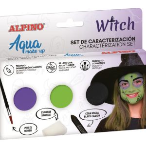 SET MAQUILLAJE CARACTERIZACION BRUJA