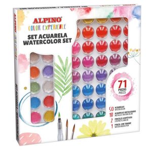 SET ACUARELAS ALPINO COLOR EXPERIENCE 71 PIEZAS SURTIDAS