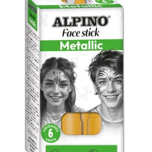 MAQUILLAJE ALPINO SET 6 UNID FACE STICK ORO