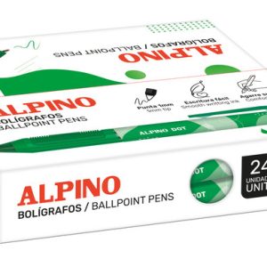 BOLIGRAFO ALPINO DOT 1MM ROJO