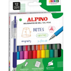 BOLIGRAFO RETRACTIL ALPINO LINE GEL 0,7 MULTICOLOR
