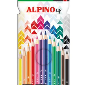LAPICES ALPINO UP 12 COLORES SURTIDOS MINA PREMIUM