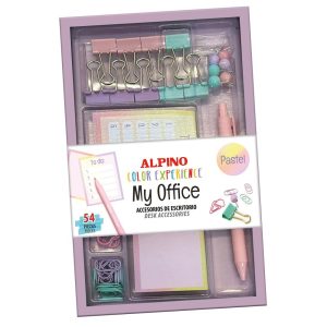 SET ACCESORIOS OFICINA ALPINO COLOREXPERIENCE PASTEL