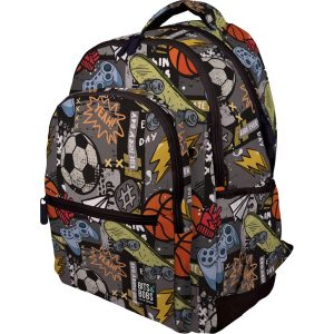 MOCHILA JUVENIL RUBBER B&B FREE SPORT 33X46X22,5CM 26