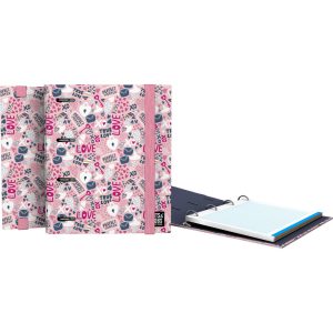 CARPEBOOK A5 4 ANILLAS 25MM B&B TRUE LOVE 26