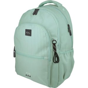 MOCHILA JUVENIL ROOMY KURU4 VERDE MINT SOFT 33X46X22,5