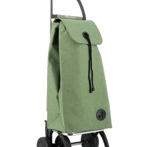 CARRO COMPRA TIPO SACO 4 RUEDAS I-MAX TWEED VERDE