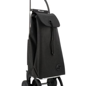 CARRO COMPRA TIPO SACO 4 RUEDAS I-MAX TWEED NEGRO