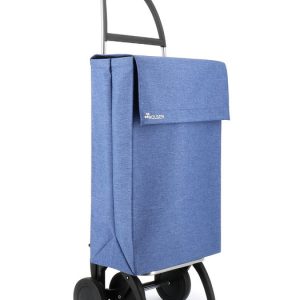 CARRO COMPRA PRIMER PRECIO 4 RUEDAS JEAN TWEED MARINO