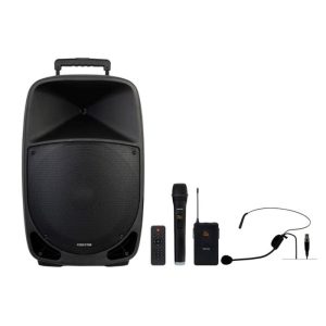 ALTAVOZ PORTATIL CON MICROFONO FONESTAR MALIBU-315 50W RMS