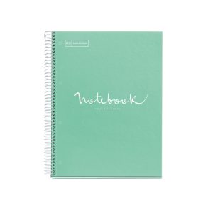 CUADERNO TAPA DURA A4 PUNTOS 80H EMOTIONS MENTA