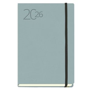 AGENDA ANUAL 2026 BARCINO TAPA FLEXIBLE POLIPIEL AZUL SV