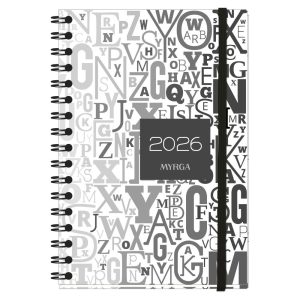 AGENDA ANUAL 2026 TEXTURE WIREO TAPA DURA SCRIPT SV