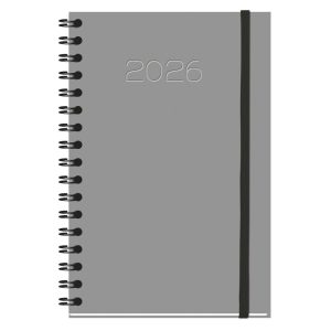 AGENDA ANUAL 2026 SALERNO WIREO TAPA DURA GRIS SV