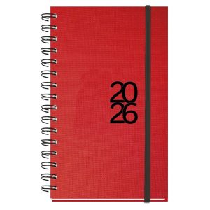 AGENDA ANUAL 2026 LIEBANA NATURE TELA ROJO SV