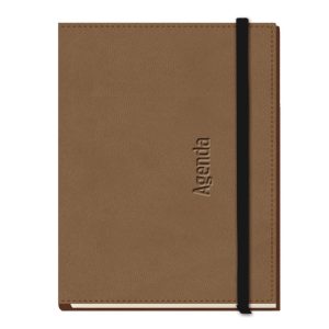 AGENDA ANUAL 2026 PRAVIA PLUS SEMANA VISTA FUNDA MARRON