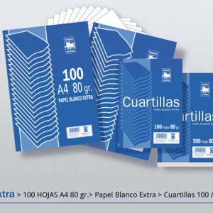 PAPEL 4? 80GR 500H LISO TAURO EXTRA