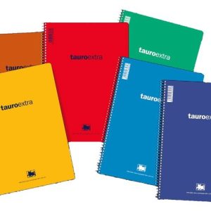 BLOC FOLIO TAPA DURA HORIZONTAL TAURO EXTRA 80 HOJAS