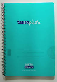 BLOC ESPIRAL PP CUARTO 90G 80H PAUTA 3,5MM VERDE CLARO