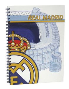 CARPETA ESPIRAL F? 30 FUNDAS POLIPROPILENO REAL MADRID