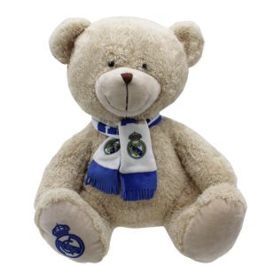 OSITO PELUCHE CON BUFANDA 35 CM REAL MADRID
