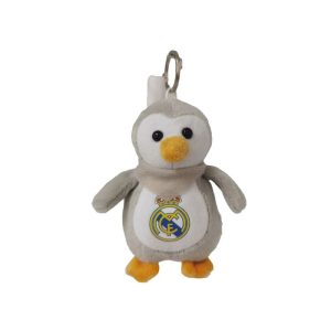 LLAVERO PINGUINO DE PELUCHE REAL MADRID