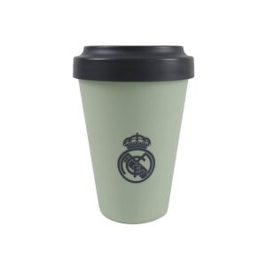 VASO PARA LLEVAR VERDE EMPOLVADO REAL MADRID