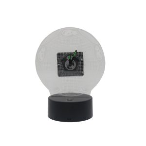 RELOJ METACRILATO C/LUZ LED REAL MADRID