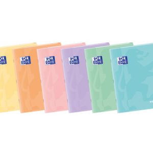 LIBRETA GRAPADA OXFORD EASYBOOK A5 48H 4X4M COLORES PASTELE