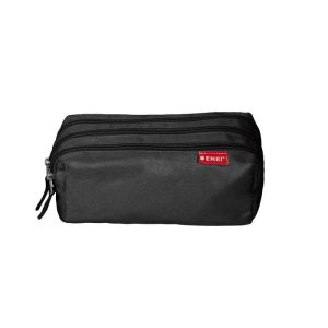 PORTATODO ENRI 3 CREMALLERAS NEGRO