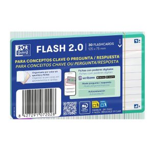 FICHA REVISION FLASHCARD 2,0 A7 RAYADA ICE MINT 30U