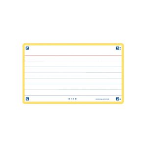 FICHA REVISION FLASHCARD 2,0 A7 RAYADA AMARILLO 30U