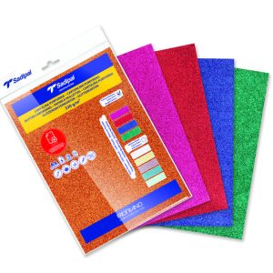 CARTULINA PURPURINA A4 COLORES INTENSOS 5H