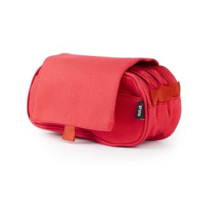 PORTATODO TRIPLE CON BOLSILLO ROJO