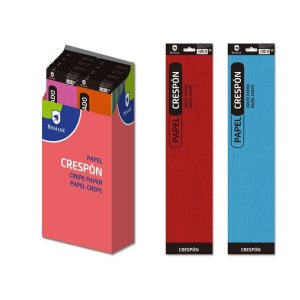 PAPEL CRESPON COLORES 50X250MM,