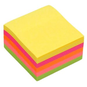 TACO NOTAS ADHESIVAS NEON 76X76MM 450H